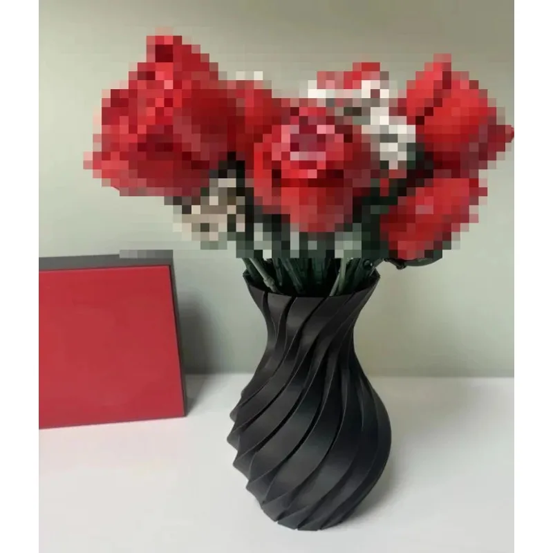 3D Printing Lego Bricks - 1 szt. Wazon na bukiet róż