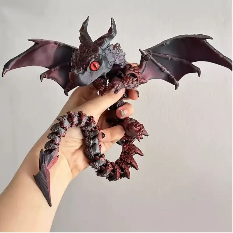 3D Printing Online Service - Skrzydła drakonów drukowane w 3D, Smoki,