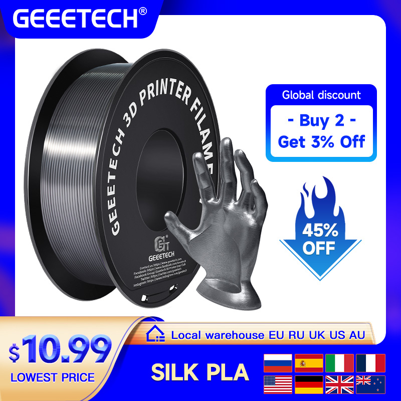 Geeetech 1kg 1,75 mm jedwabny  – 3D Printing Nylon recenzja i cena