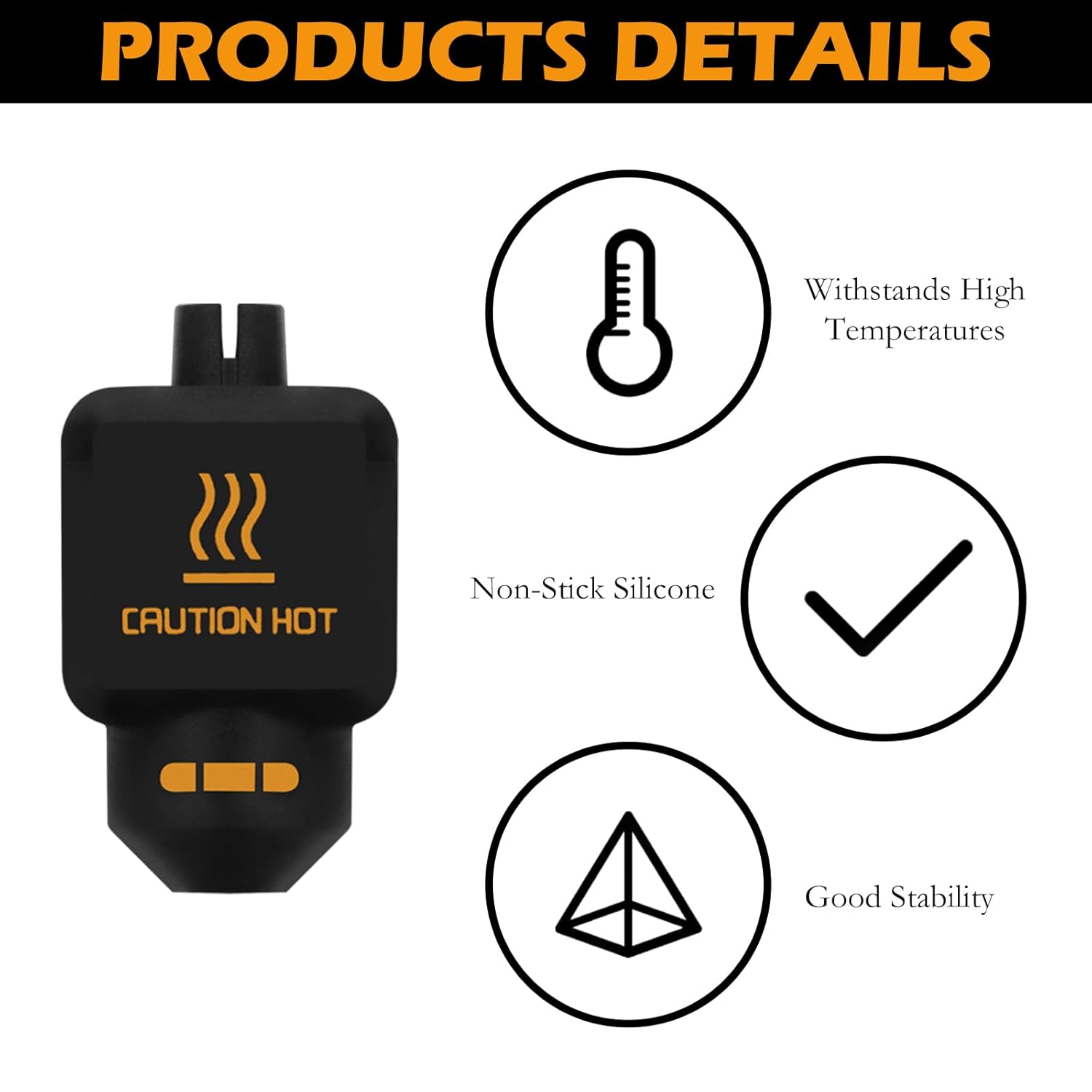 10 szt. Czarne silikonowe osło – 3D Printing Bambu Lab recenzja i cena